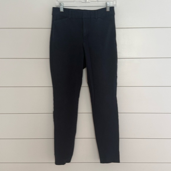 Old Navy Pants - Old Navy Pixie Pants Size 6 Dark Navy Blue High Rise Straight Pant Casual Office